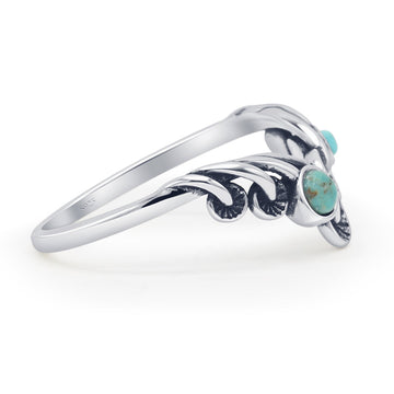 Mushroom Chevron Ring